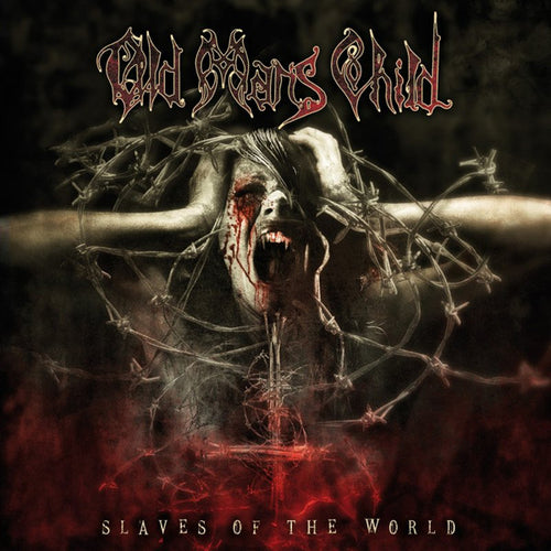 Old Man's Child – Slaves Of The World (Clear With Red And Black Splatter